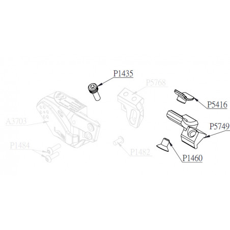 Adaptér Sram MMX pre ovládacie páčky Kind Shock
