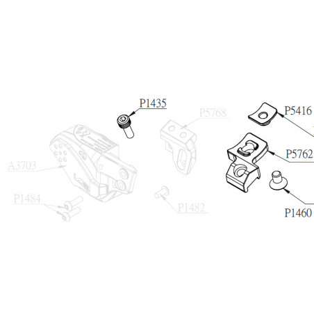 Adaptér Shimano I Spec EV pre ovládacie páčky Kind Shock 