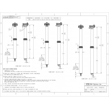 Sedlovka FOX Transfer Factory 150mm, 30.9mm 2025