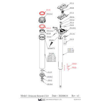 Servisná sada Kind Shock DropZone & DropZone Remote 30.9/31.6mm