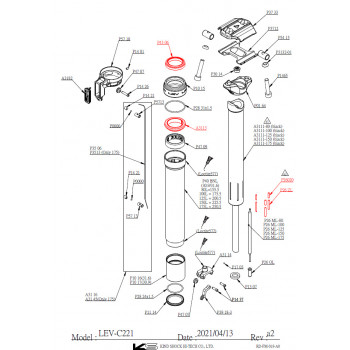 Servisná sada Kind Shock LEV & LEV Ci 30.9/31.6mm