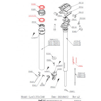 Servisná sada Kind Shock LEV Ci 27.2mm