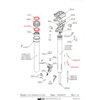 Servisná sada Kind Shock LEV Integra A12 27.2mm