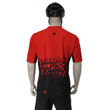 Dres KR Merida Freeride červený/čierny