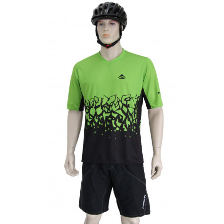 Dres KR Merida Freeride zelený/čierny