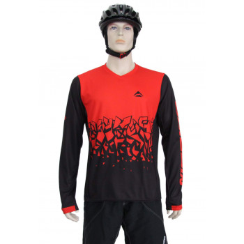 Dres DR Merida Freeride červený/čierny