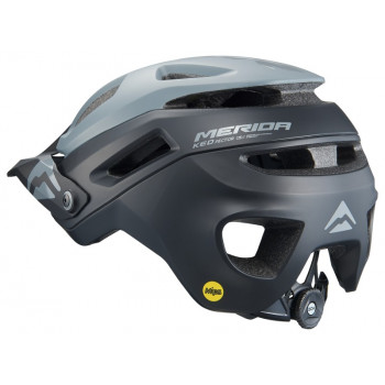 Prilba Merida Pector šedo čierna