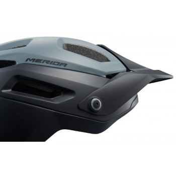 Prilba Merida Pector šedo čierna