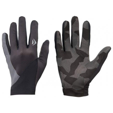 Rukavice dlhé Merida Second Skin šedo čierne