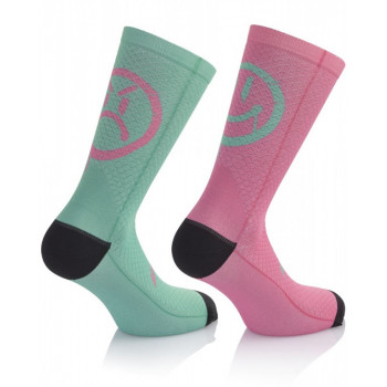 Ponožky MB Wear Smiley Emotions Pink