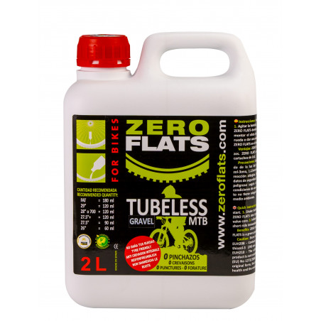 Bezdušový tmel ZeroFlats MTB/Gravel, 2000ml