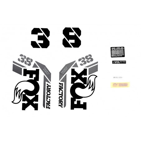 Nálepky pre vidlicu FOX Float 38 Factory Orange 2025