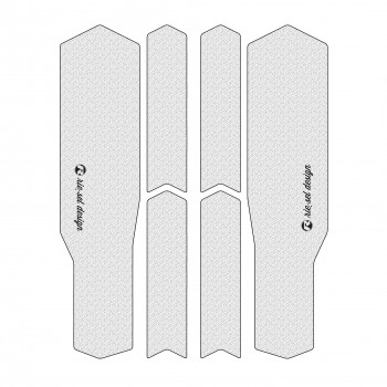 Nálepky na rám RIESEL Rear:Guard Clear