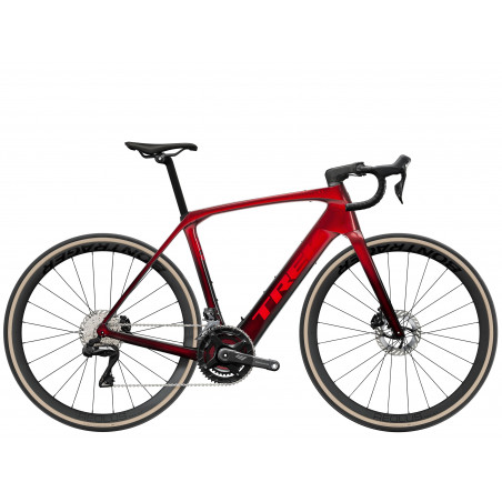 Domane+ SLR 7 Metallic Red Smoke/Red Carbon Smoke