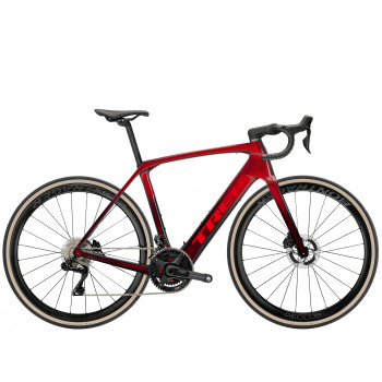 Domane+ SLR 9 Metallic Red Smoke/Red Carbon Smoke