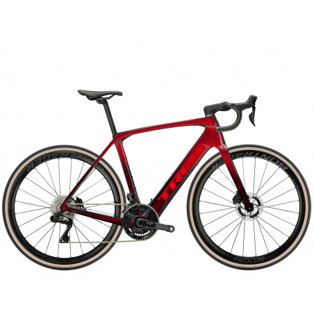 Domane+ SLR 9 Metallic Red Smoke/Red Carbon Smoke