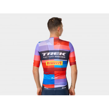 Pánsky cyklistický dres Santini Trek Factory Racing Team Replica