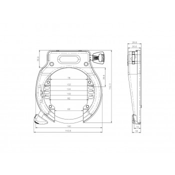 ABUS Ring Lock 4650L R with Non Removable Key