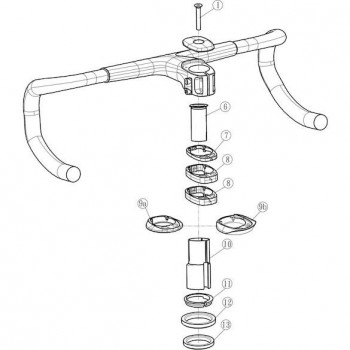 Sada podložiek a ložísk pre kokpit TEAM SL 1P