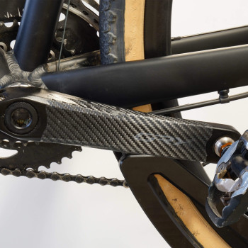 Nálepky na kľuky RIESEL Crank:Guard Carbon Clear