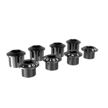 Skrutky prevodníkov Rotor Road 2X 4ks čierne