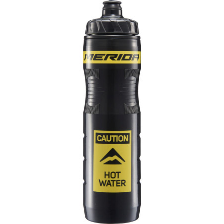 Fľaša MERIDA Caution Thermos čierna/žltá 0.65 l 