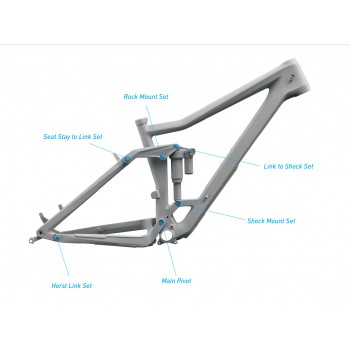 Skrutka CUBE Bolt Set pre AMS Link to Shock