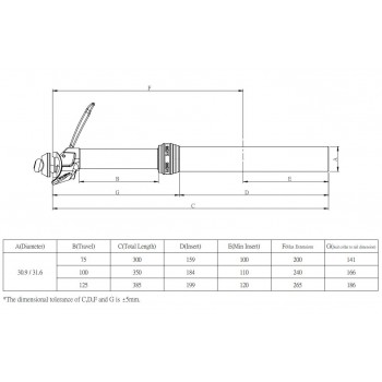 Sedlovka Kind Shock DropZone 100mm 31.6mm