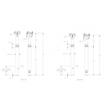 Sedlovka FOX Transfer SL Factory 50mm 27.2mm