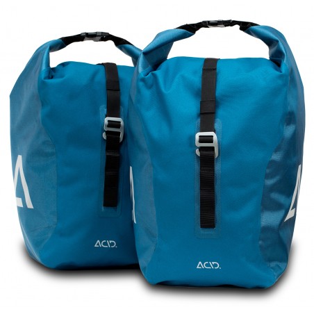 Bočné tašky ACID Traveler 20 dark blue´n´black na zadný nosič (2kusy)
