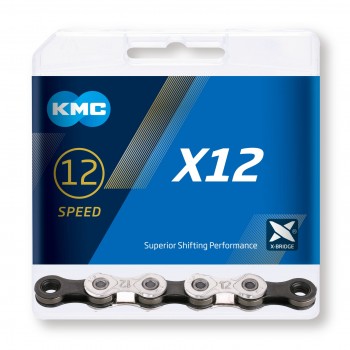 Reaz KMC X12 SilverBlack 12 Speed