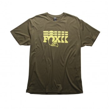 Triko FOX Stacked Tee Green