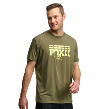 Triko FOX Stacked Tee Green