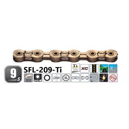 Reťaz Yaban SFL209 TI 116L QF9