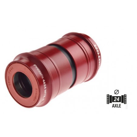 Stredové zloženie PF4624 MTB oceľ.ložiská čierne