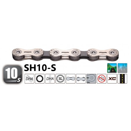 Reťaz Yaban SH10 S 116L QR10 strieborno šedá