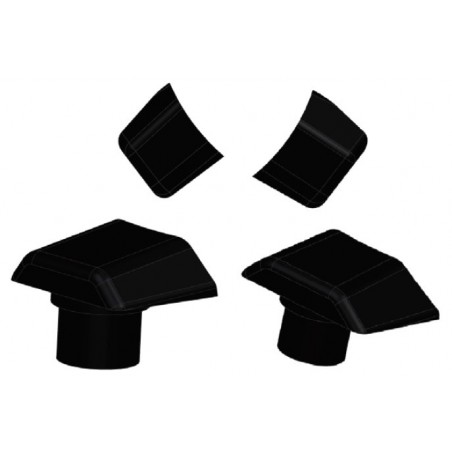 Sada krytiek Shimano Ultegra 110x4 čierne