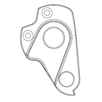 Držiak prehadzovača 036  DH 046