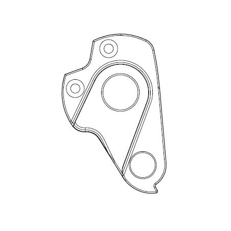 Držiak prehadzovača 036  DH 046