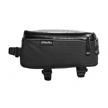 Tmavosivá taška Electra Reflective s vreckom na telefón