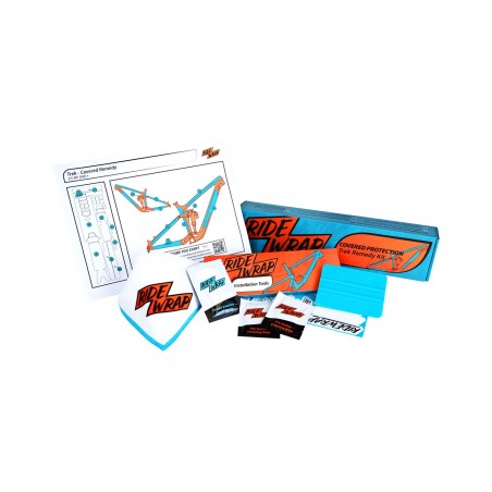 RideWrap Gloss Covered Frame Protection Kit designed to fit 2019 2021 Trek Remedy