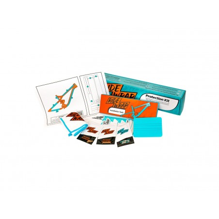 RideWrap Matte Covered Frame Protection Kit designed to fit 2020 2022 Trek Supercaliber