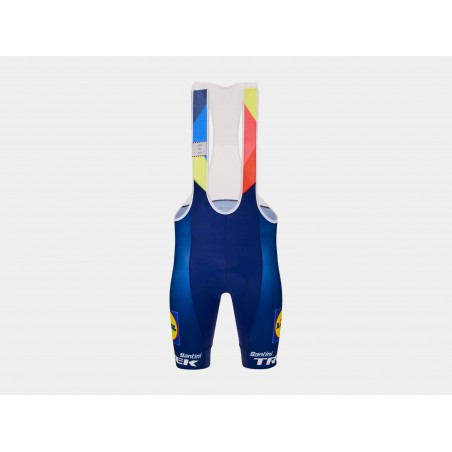 Replika pretekárskych krátkych cyklistických nohavíc s trakmi Santini tímu Lidl Trek