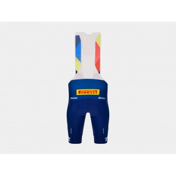 Replika pretekárskych krátkych cyklistických nohavíc s trakmi Santini tímu Lidl Trek