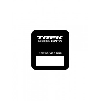 Trek Certified Service Next Service Due Decal Roll of 500