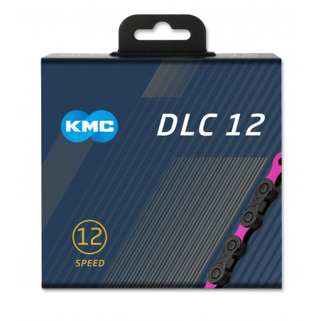 Reťaz KMC DLC 12 Black/Pink, 12 Speed