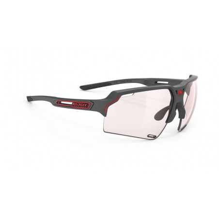 Rudy Project okuliare DELTABEAT Charcoal Matte / ImpactX Photochromic 2 Red