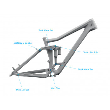 Ložisková sada CUBE Pivot set ss link (21 10151)