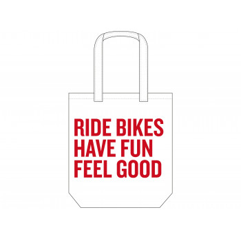 Trek Ride Bikes Have Fun Feel Good Tote Bag